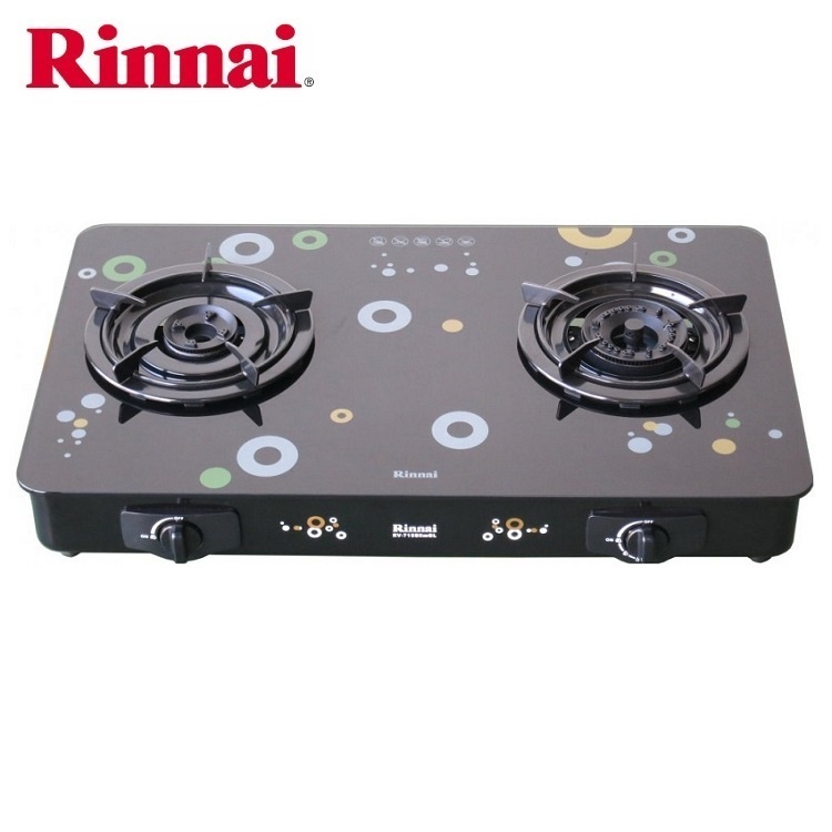 Bếp gas 7 tấc Rinnai RV-715Slim - Chén đồng có đầu hâm tiết kiệm gas - Hàng chính hãng