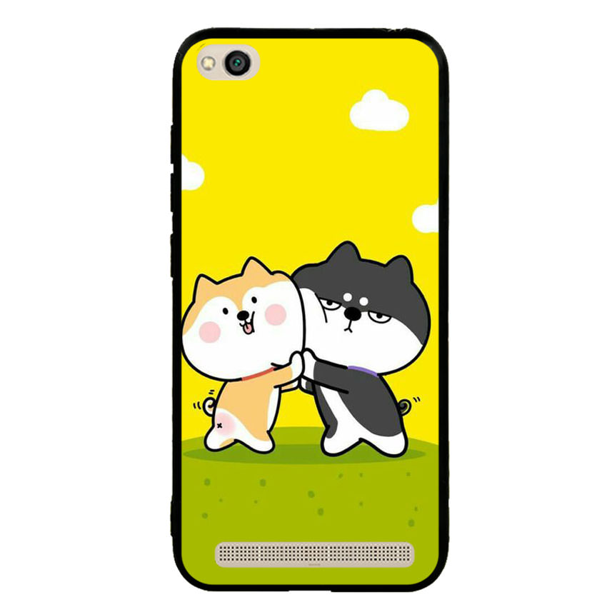 Ốp lưng viền TPU cho điện thoại Xiaomi Redmi 5A - Couple 02