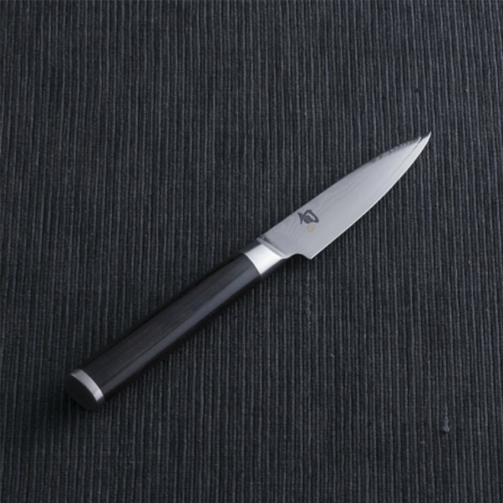 Dao bếp Nhật cao cấp Shun Classic Paring thép Damascus 69 lớp - Dao gọt tỉa hoa quả DM0700 - Dao bếp Nhật chính hãng