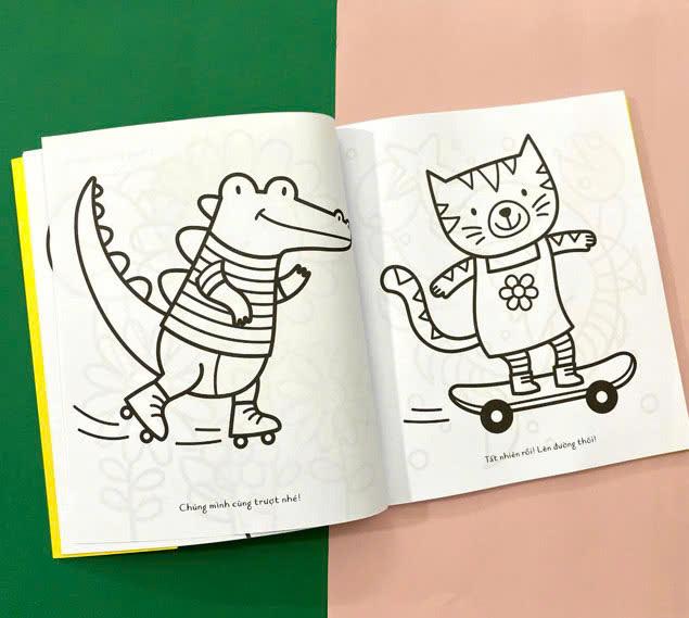 Sách - Cuốn Sách Tô Màu Đầu Tiên Của Tớ - Tô Màu Hạnh Phúc