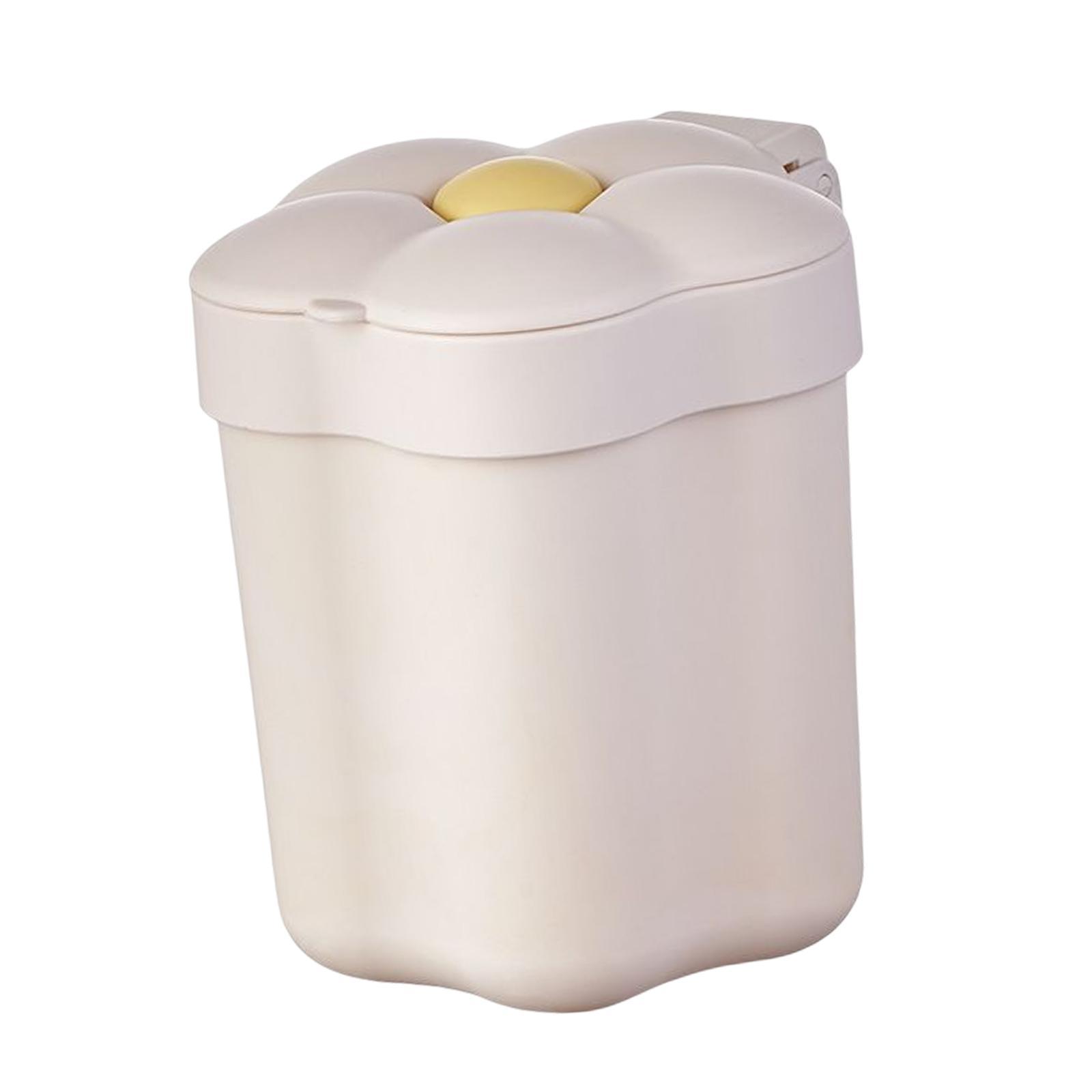 Mini Desktop Trash Can Mini Wastebasket Garbage Bin Waste Can for Bathroom