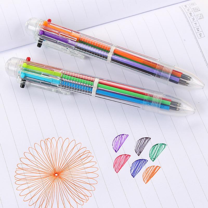1 bút bi 6 màu sắc