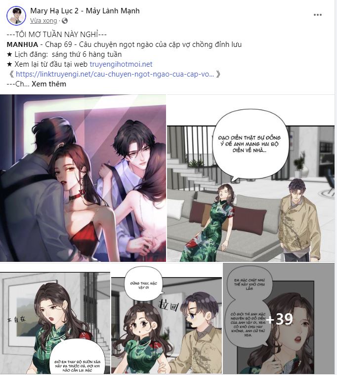 câu chuyện ngọt ngào của cặp vợ chồng đỉnh lưu chapter 69.1 1