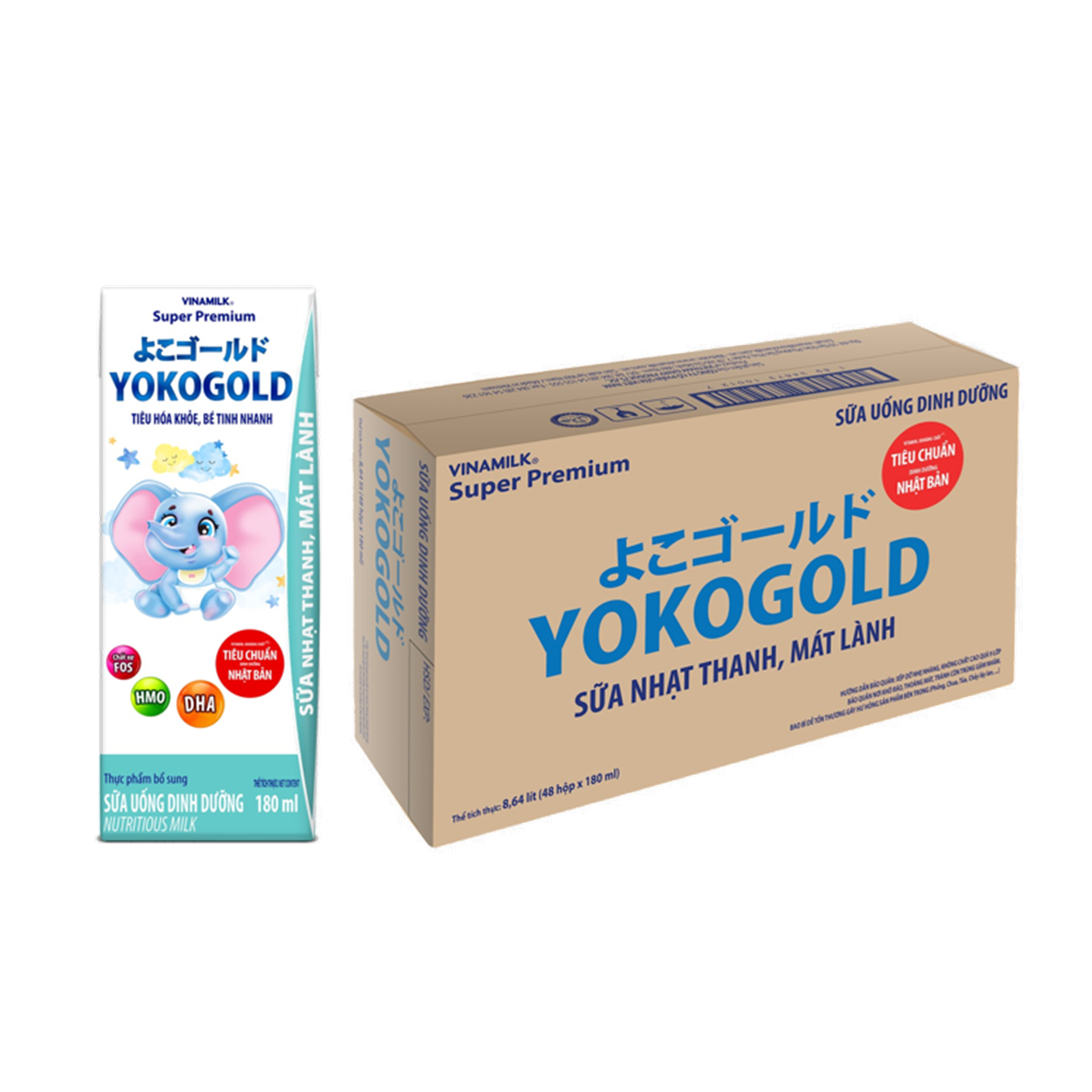 COMBO 24 hộp SỮA BỘT PHA SẴN VINAMILK YOKO GOLD Hộp 180ml