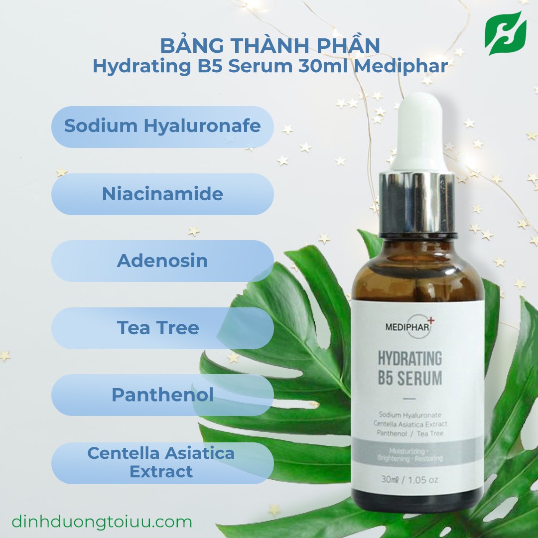 B5 Serum Hydrating 30ml - Phục Hồi Cấp Nước, Dưỡng Sáng Da