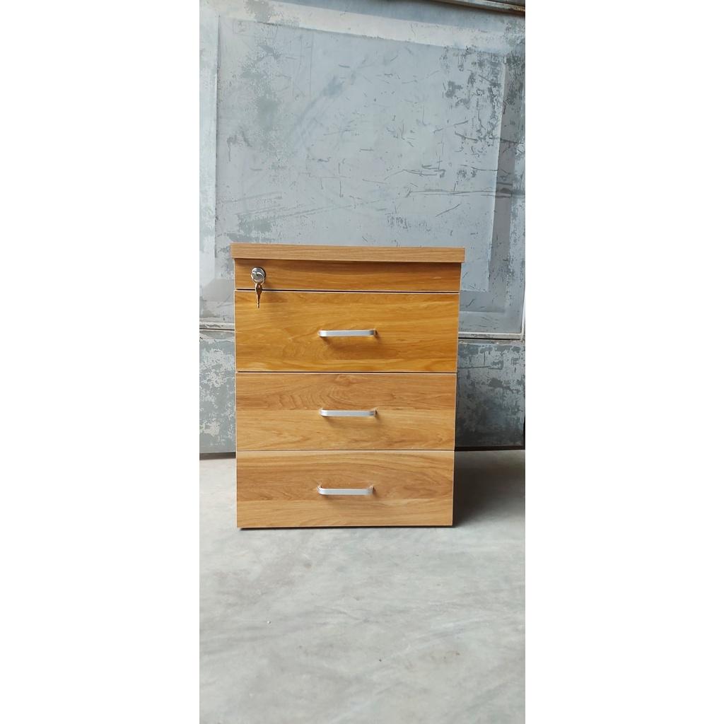 Hộc 3 ngăn kéo di động, tủ 3 ngăn kéo di động có khóa