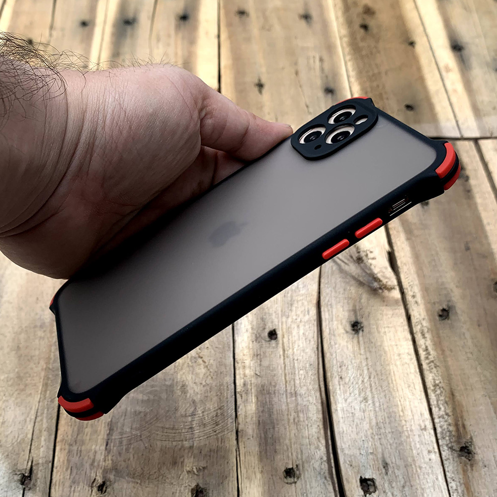 Ốp lưng chống sốc toàn phần màu đen dành cho iPhone 11 Pro