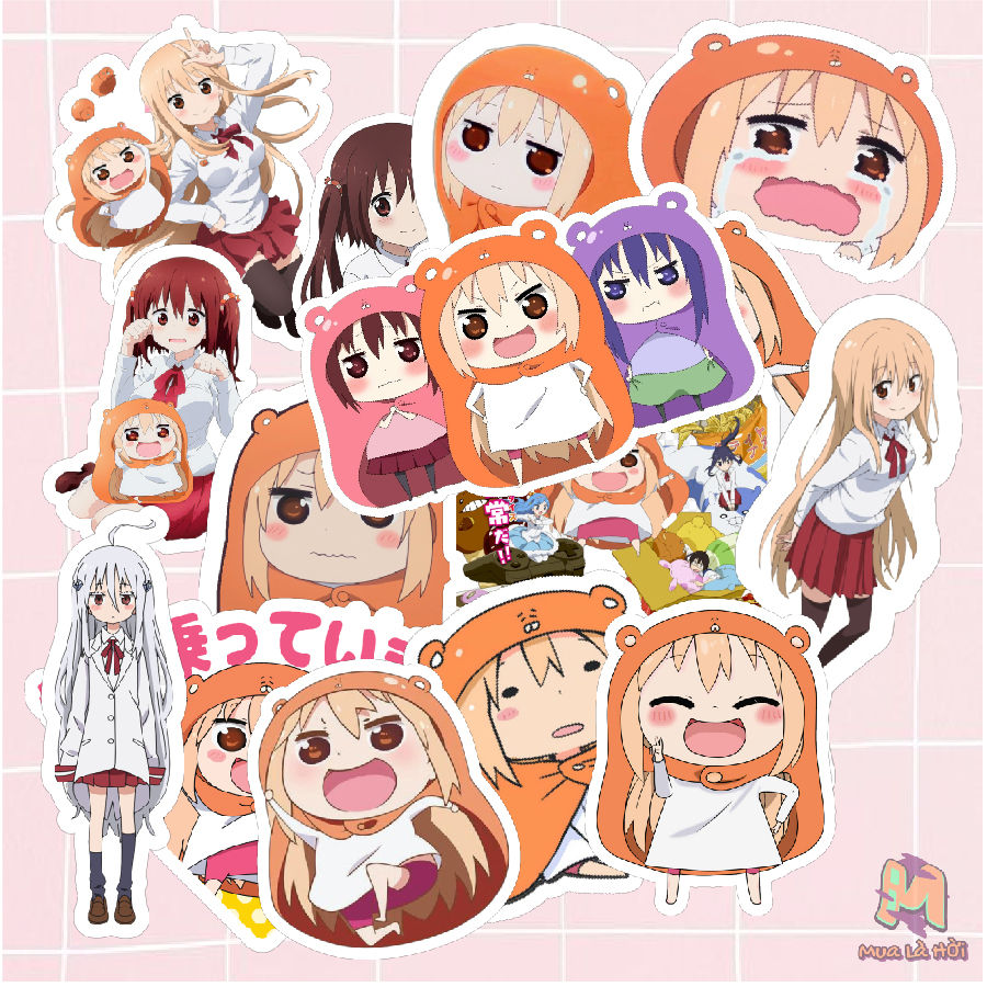 Miếng dán Stickers chủ đề Himouto ! Umaru-chan
