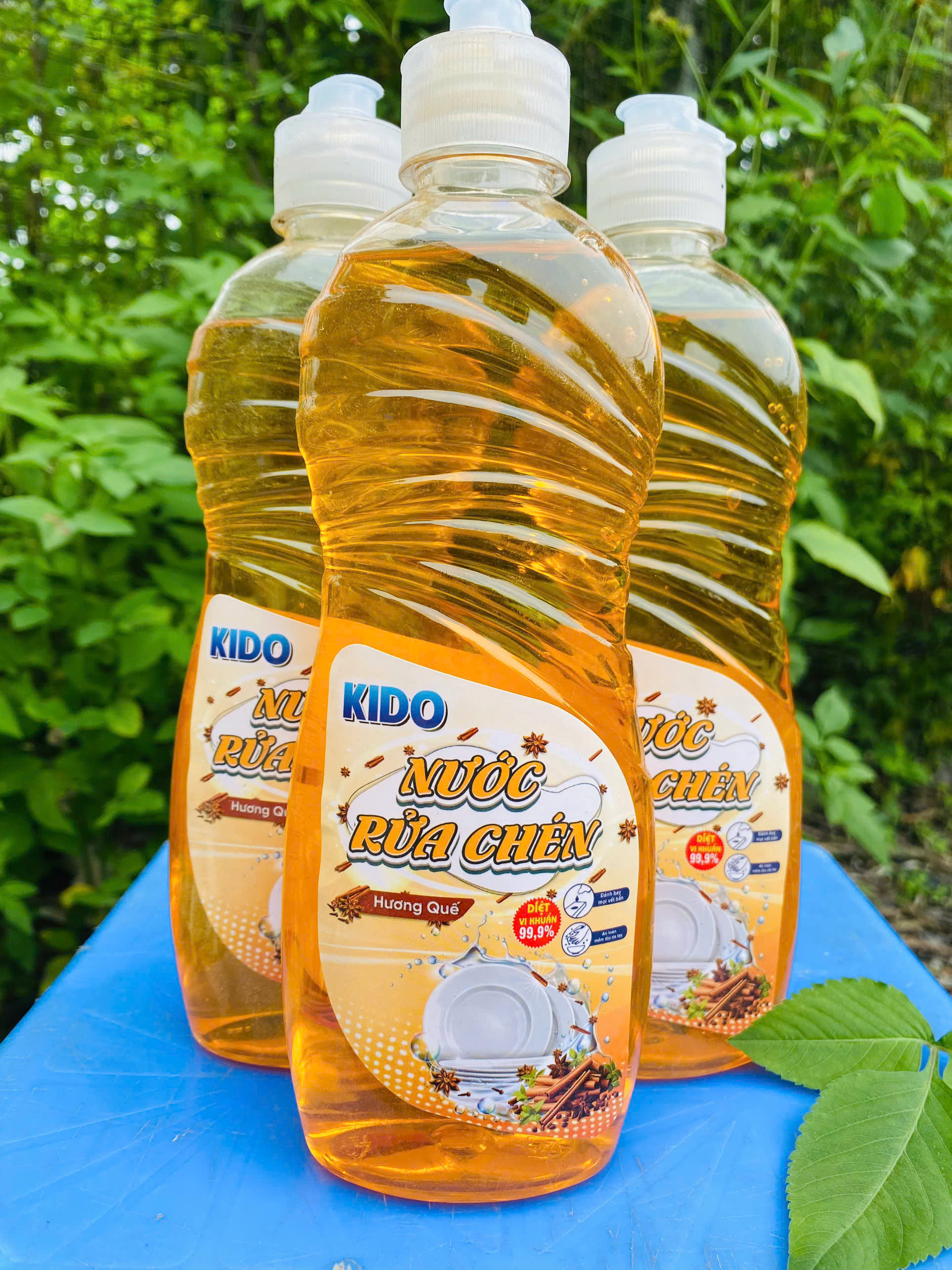 Nước Rửa Chén Bát KIDO Cao Cấp 800ml Hương Quế Chiết Xuất Từ Thiên Nhiên