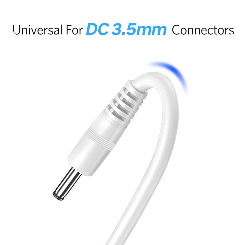 USB A Male to 3,5 x 1,35 mm Jack DC Cáp sạc cáp Dây kết nối Dây đèn LED dải USB Dây sạc Chiều dài cáp: 1m