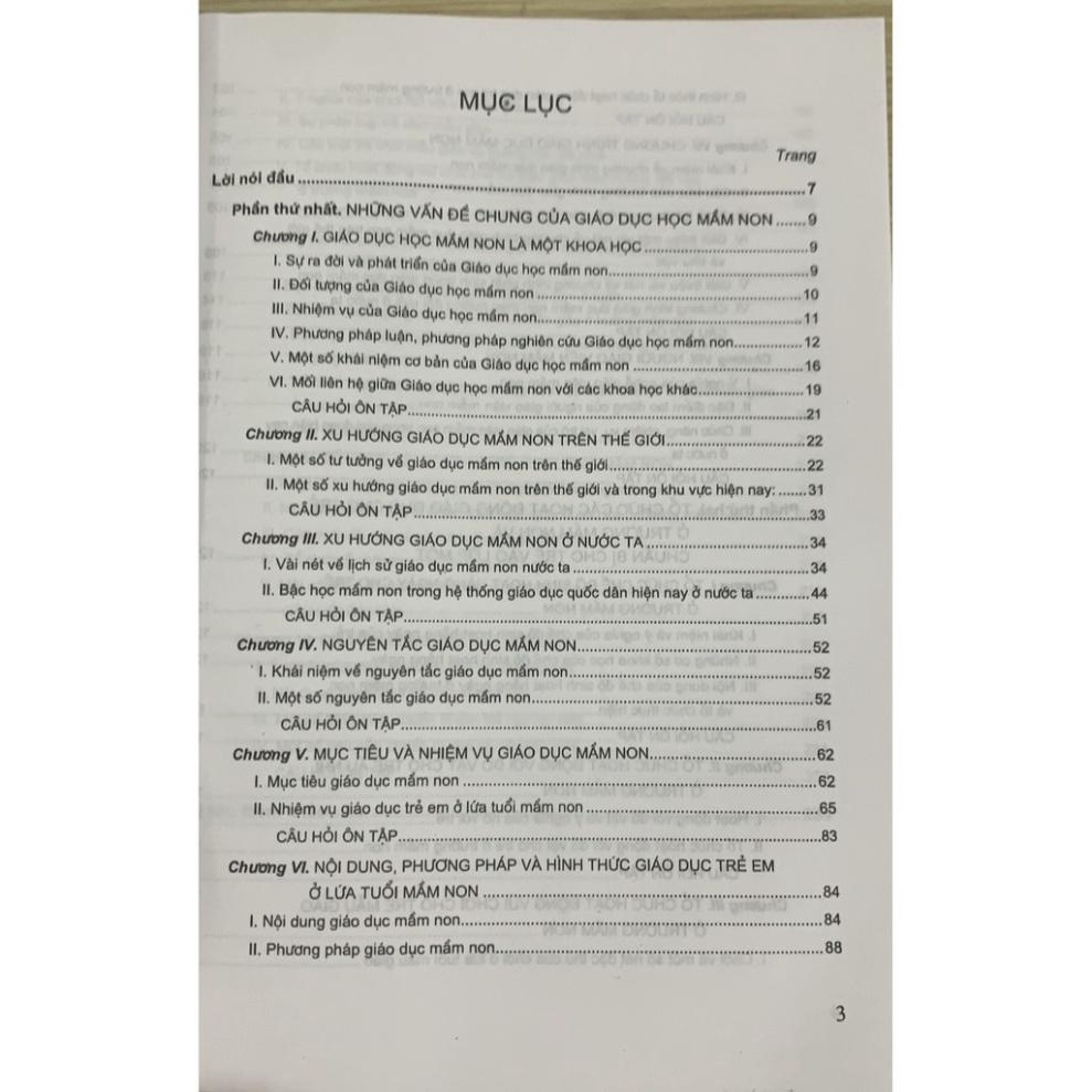 Sách Giáo Trình Giáo Dục Học Mầm Non