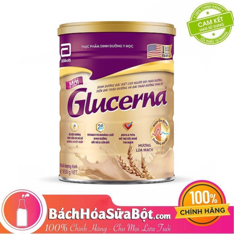 Sữa Bột Abbott Glucerna Lúa Mạch 800g