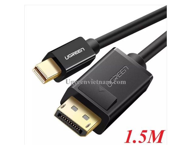 Cáp Mini DisplayPort To Displayport Dài 1,5M Ugreen 10477 Cao Cấp-Hàng Chính Hãng