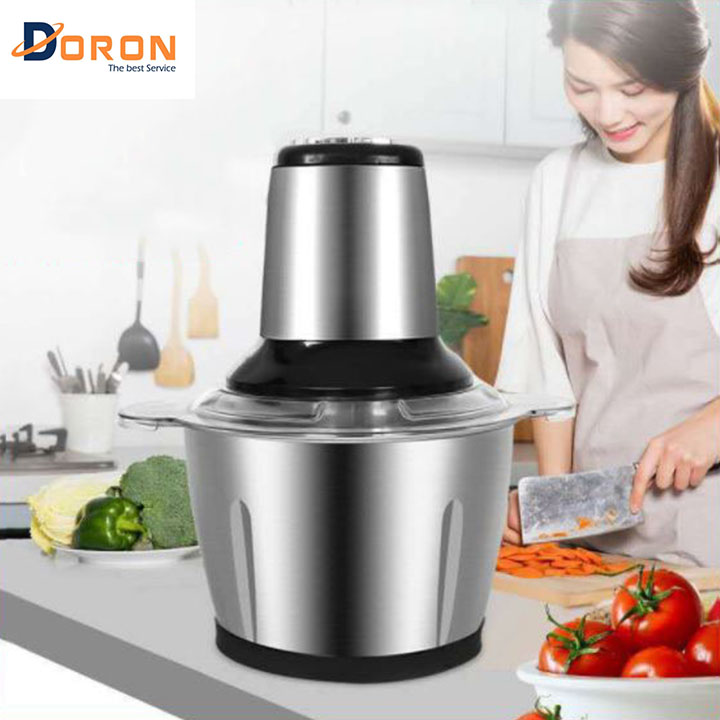 Máy Xay Thịt 4 Lưỡi DORON - Dung Tích 3 Lít - Công Suất 300W- Hàng Chính Hãng