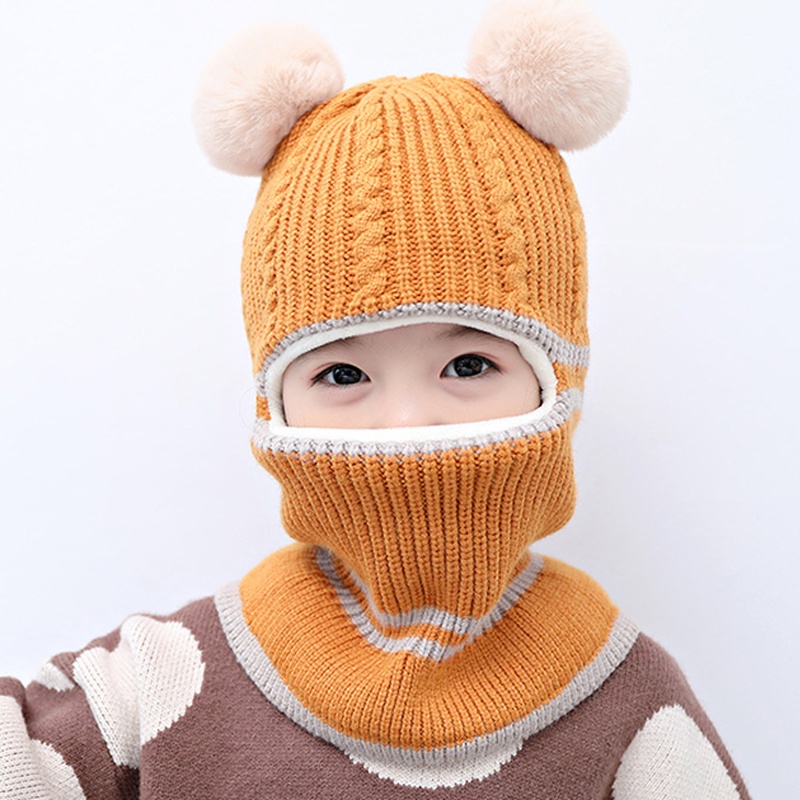 Nón len, mũ len trùm kín cổ mẫu NINJA cực ấm, cực chất cho bé từ 3-7 tuổi