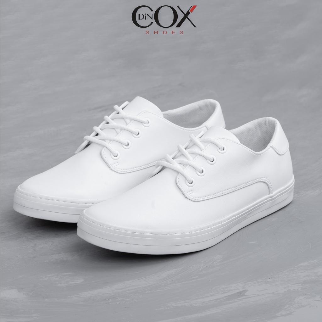 Giày Sneaker Da Nam DINCOX E11 Sang Trọng Lịch Thiệp White
