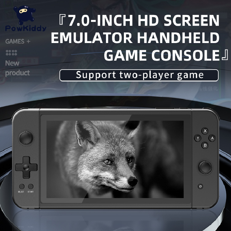 X70 Bảng điều khiển trò chơi cầm tay Retro 7.0 inch HD màn hình hai người chơi HD HD HD Connect Gift Trẻ em Trò chơi video retro Retro Console