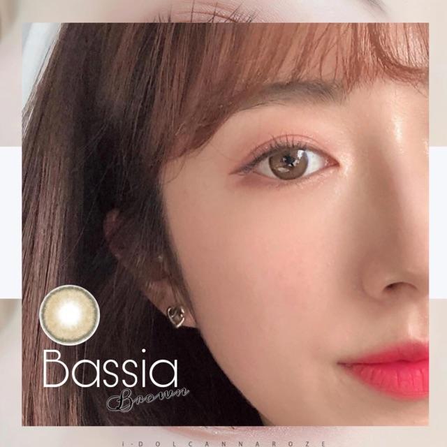 Kính Áp kính tròng cao cấp Bassia Brown Lens 14.0mm - FAIRY SHOP CONTACT LENS độ 0 đến 6