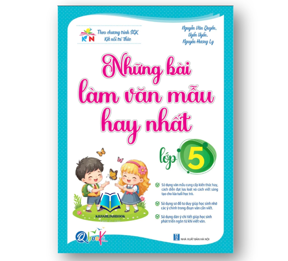 Sách - Những Bài Làm Văn Mẫu Hay Nhất Lớp 5 - Kết nối tri thức (1 cuốn)