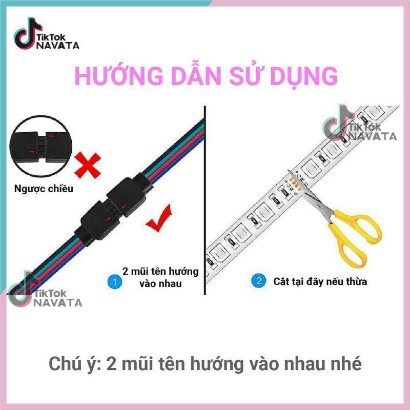 Đèn led tiktok ,trang trí bàn làm việc,phòng ngủ 5m RGB 16 triệu màu điều khiển bằng APP điện thoại bọc silicon