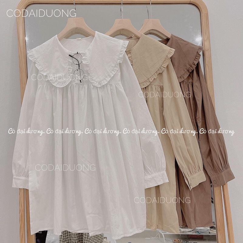 Váy bbd cổ sen bèo