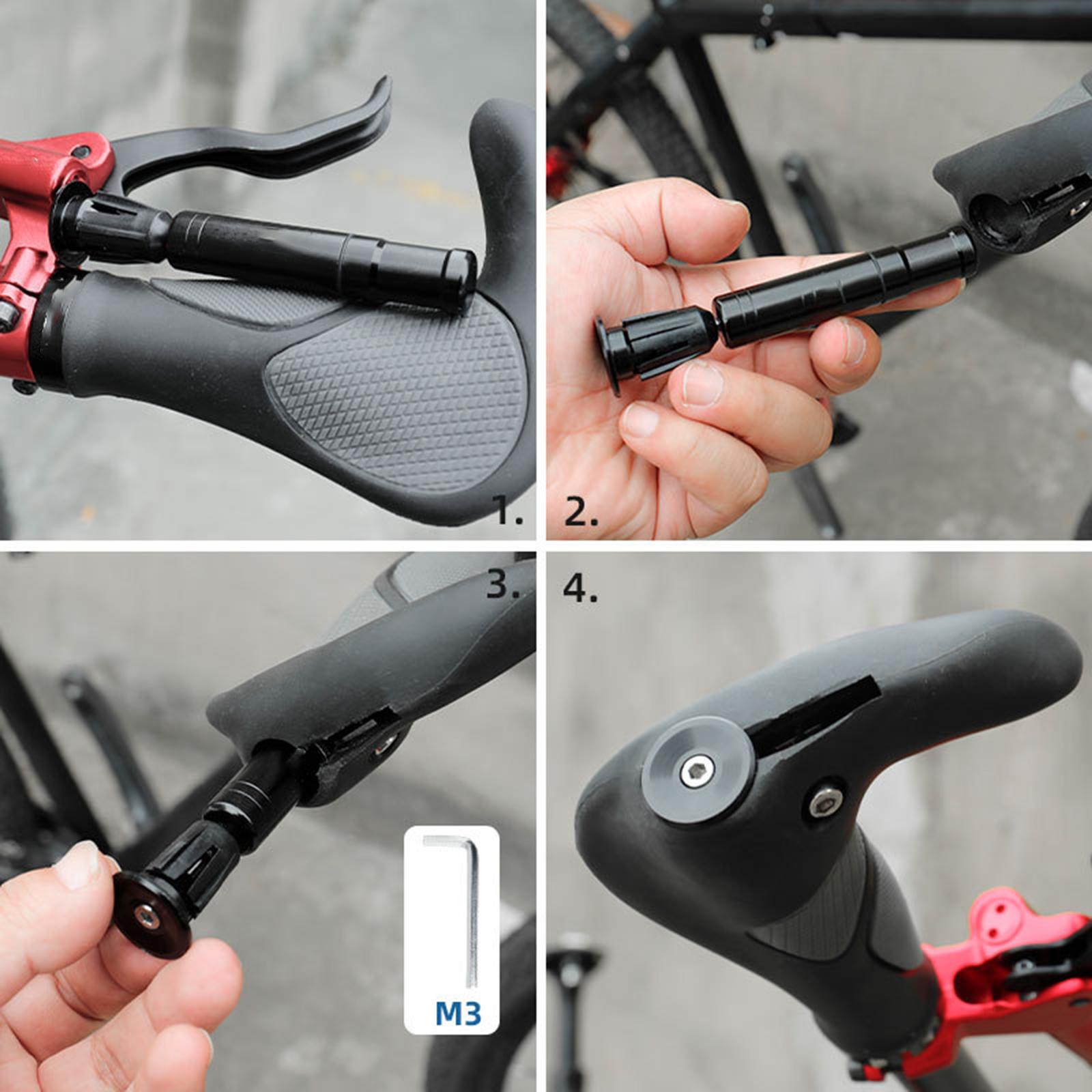 Tubeless Tire Repair Kit Handlebar Insert Tool Set for Mountain Bike