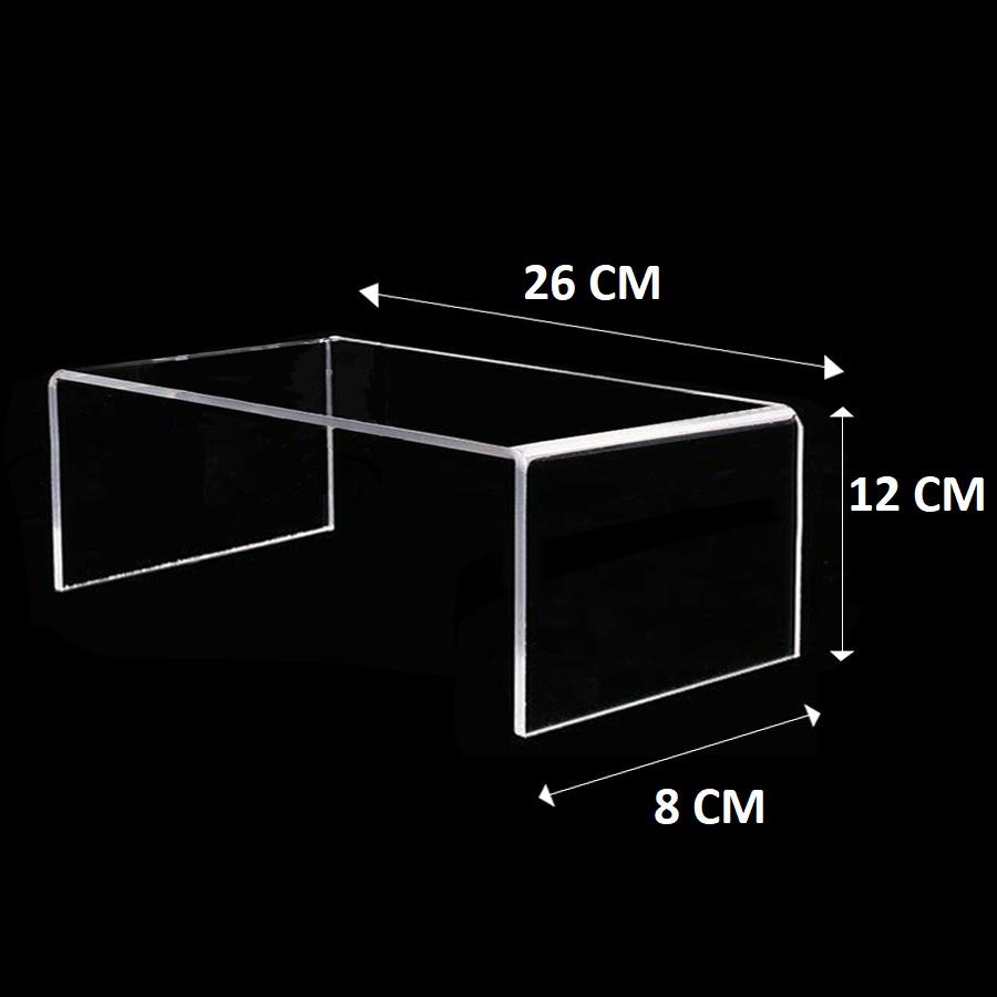 Kệ chữ U kích thước 22x8x8cm 24x8x10cm 26x8x12cm
