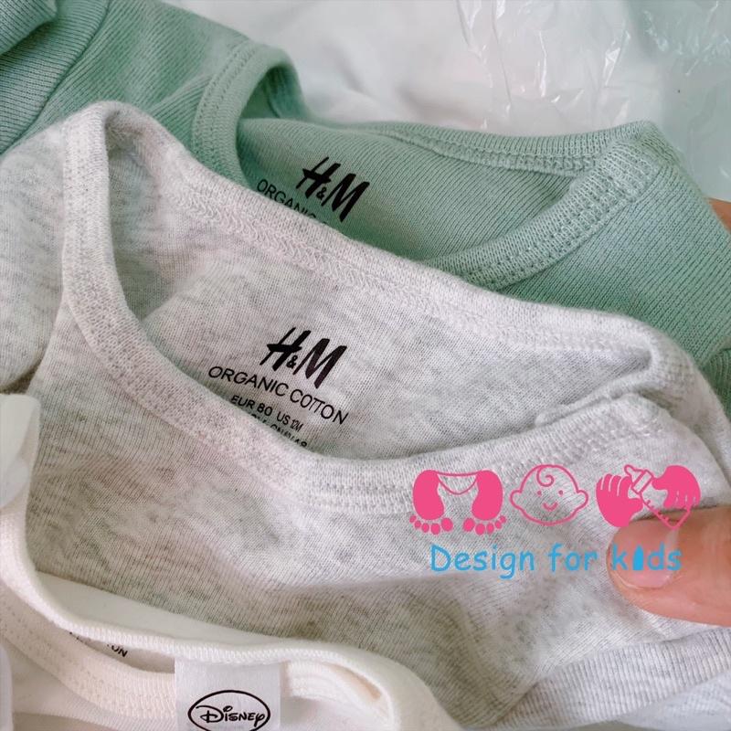 Body chip cộc tay vải ORGANIC COTTON cao cấp hàng xuất dư cho bé