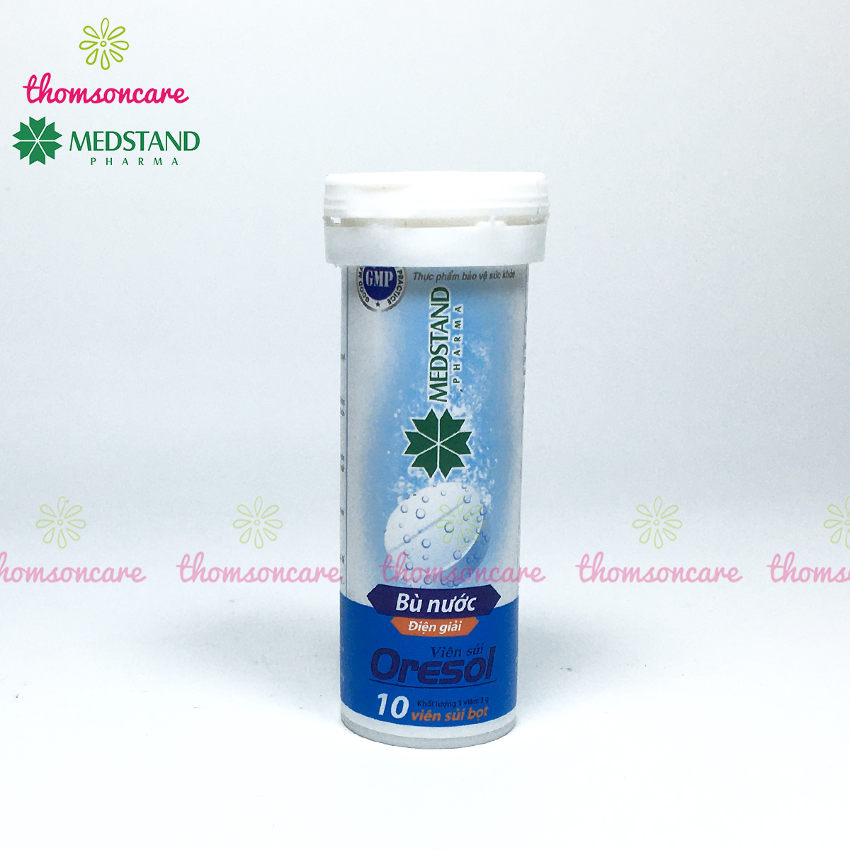 Viên sủi bù nước và chất điện giải Oresol Medstand - Dùng sau khi chơi thể thao, bị sốt, tiêu chảy, nôn mửa