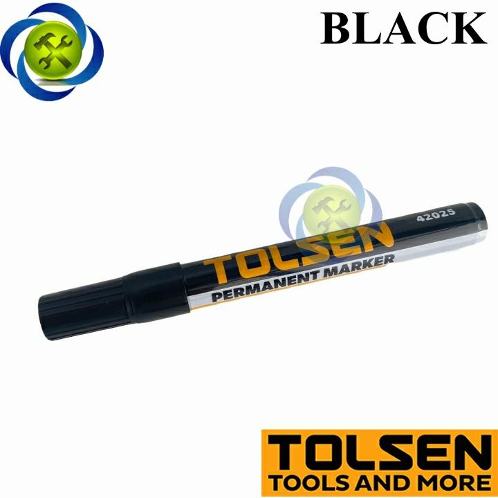 Bút lông dầu màu đen Tolsen 42025 dài 143mm