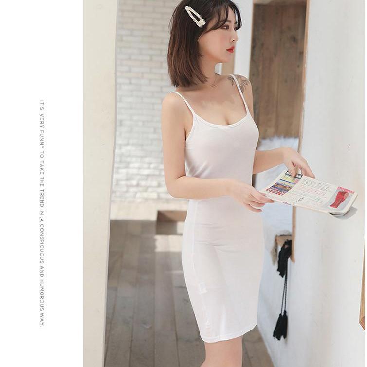 Đầm dáng ôm 2 dây siêu tôn dáng