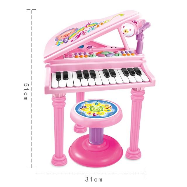 Đàn piano cho bé có ghế và micro