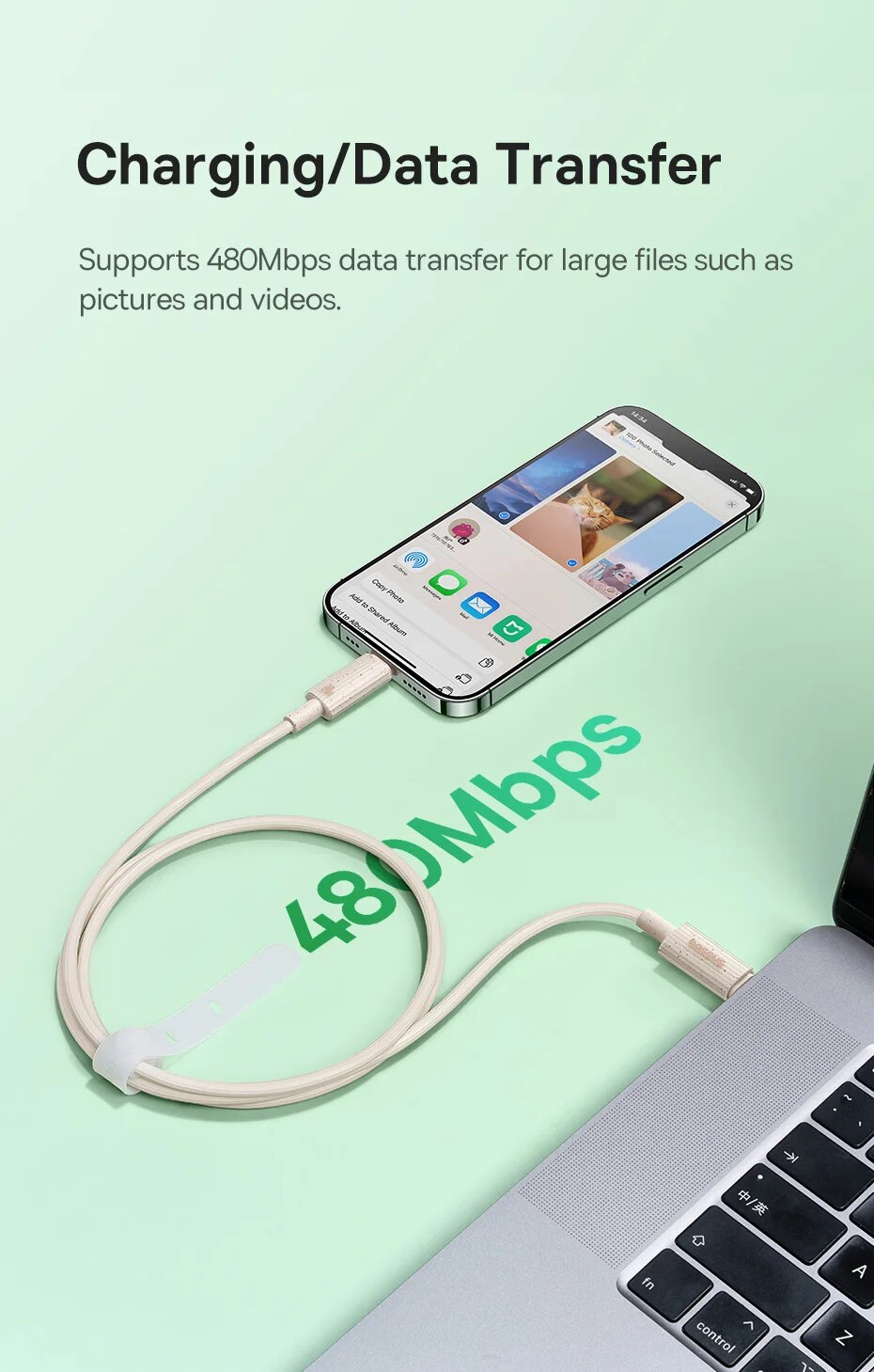 Cáp Sạc Nhanh Baseus Habitat Series Type-C to Lai-nin PD 20W (Fast Charging Data Cable) - Hàng chính hãng