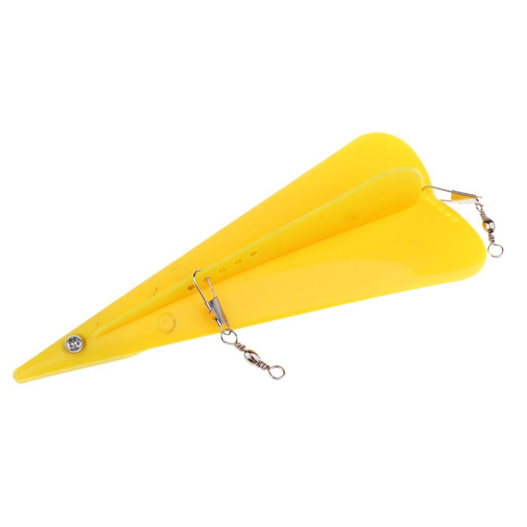 3pcs Fishing Trolling Diving Board With Lead Sinker Boat Fishing Diver Board