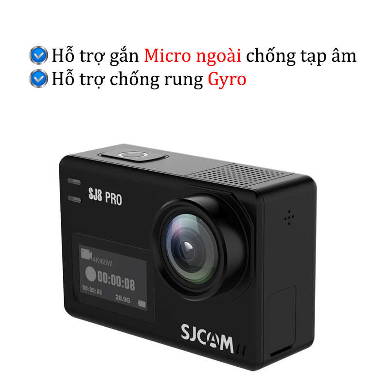 Camera Hành Trình Sjcam SJ8 Pro 4K Wifi - Hàng Chính Hãng