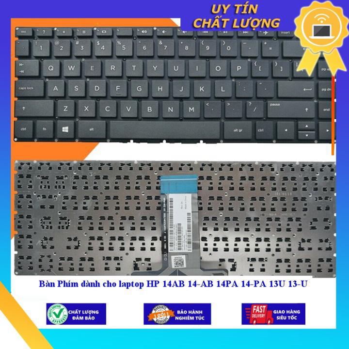 Bàn Phím dùng cho laptop HP 14AB 14-AB 14PA 14-PA 13U 13-U - THƯỜNG - MÀU ĐEN MIKEY909 - Hàng Nhập Khẩu New Seal