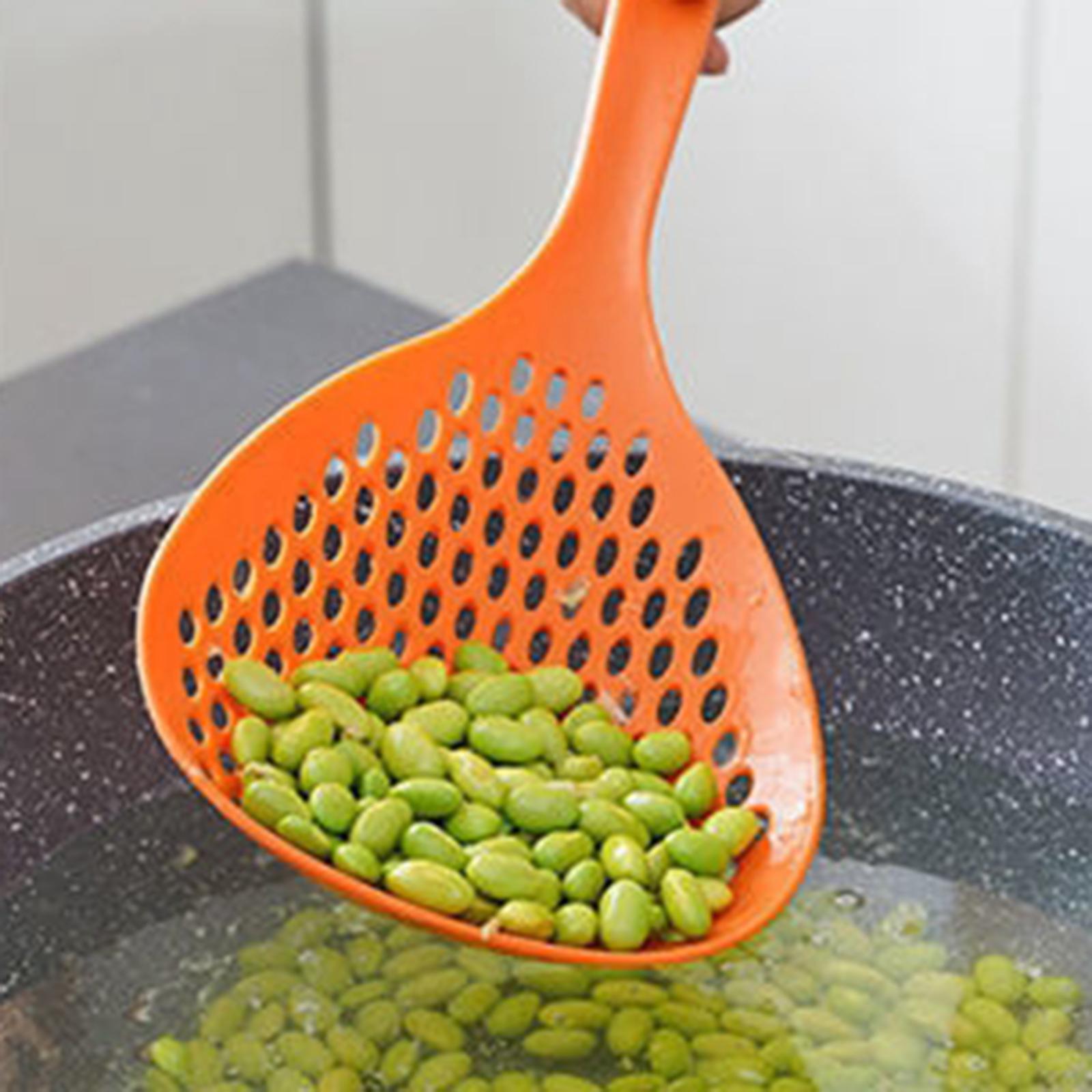 Strainer Mesh Basket Round Mesh Spoon tool for Loo Noodle Kitchen Pasta