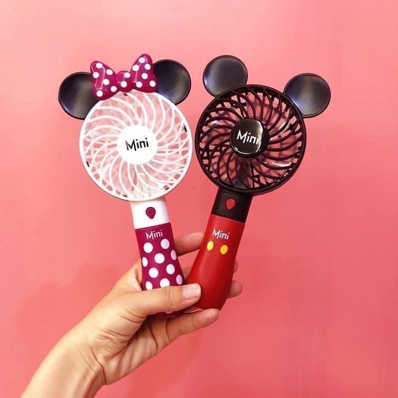 Quạt mini cầm tay Mickey cute