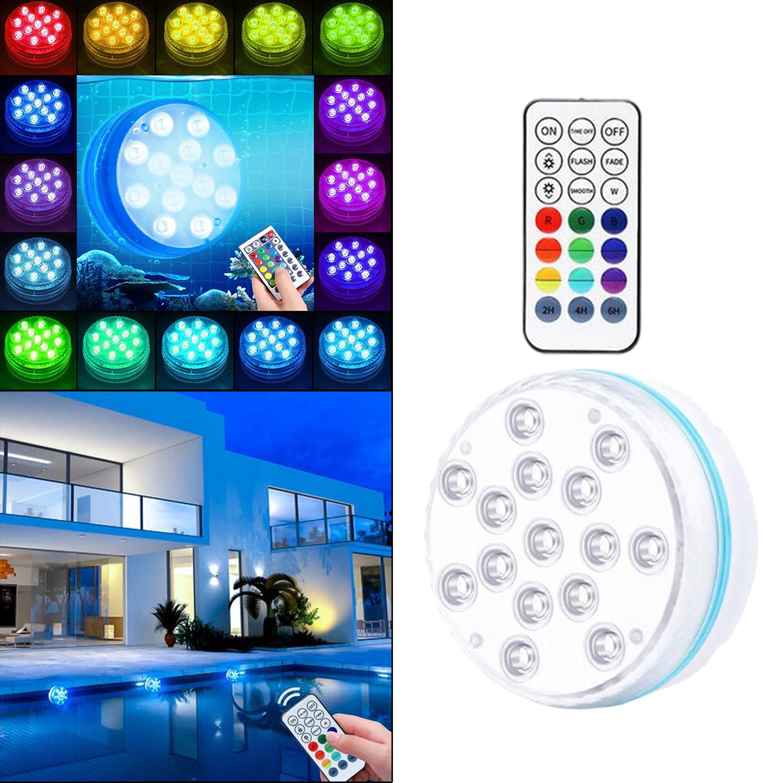 Submersible LED RGB Lights Decoration 21 Key for Home Decor Lighting Pond 1