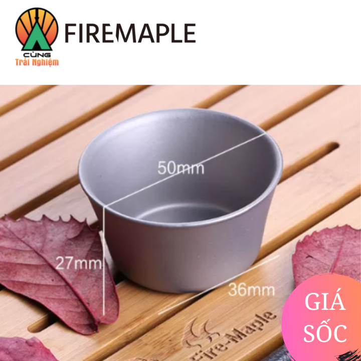 Tách trà bát nhã Firemaple Prajna FireMaple titanium 2 ly FMP-TEACUP