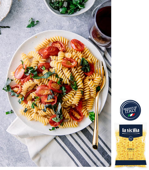 Nui xoắn Fusilli Pasta La Sicilia gói 500g