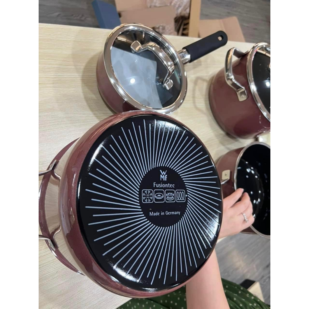 Bộ Nồi WMF Topf-Set Fusiontec FT Mineral Töpf 4tlg, Bộ Nồi Đức, Bộ Nồi Nhà Bếp, Dùng Cho Mọi Loại Bếp, Nhập Khẩu Đức, Hàng Chính Hãng