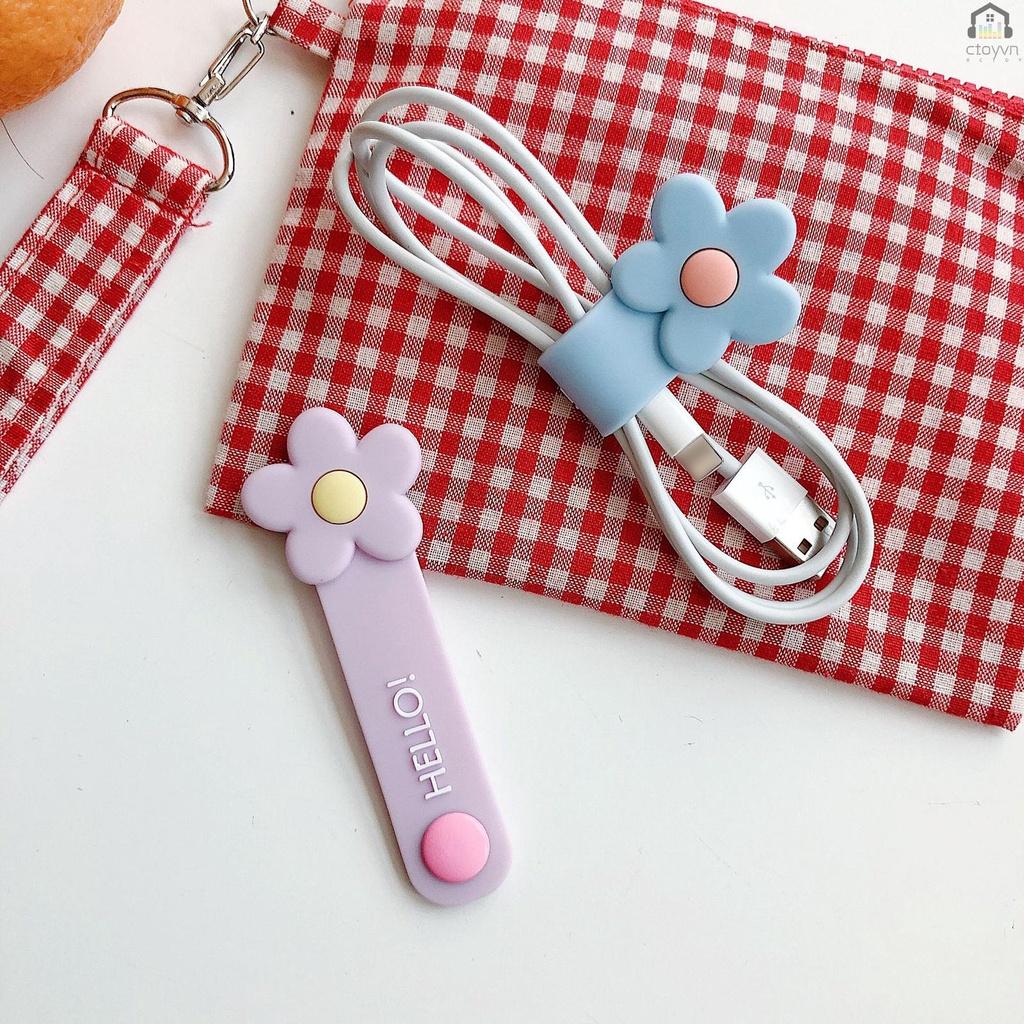 Dụng cụ quấn dây cáp gọn gàng bằng silicone