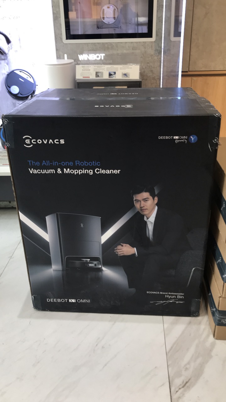 Robot hút bụi lau nhà Ecovacs Deebot X1 Omni - Lực hút 5000pa - Hàng chính hãng, bản quốc tế, tiêu chuẩn Châu Âu
