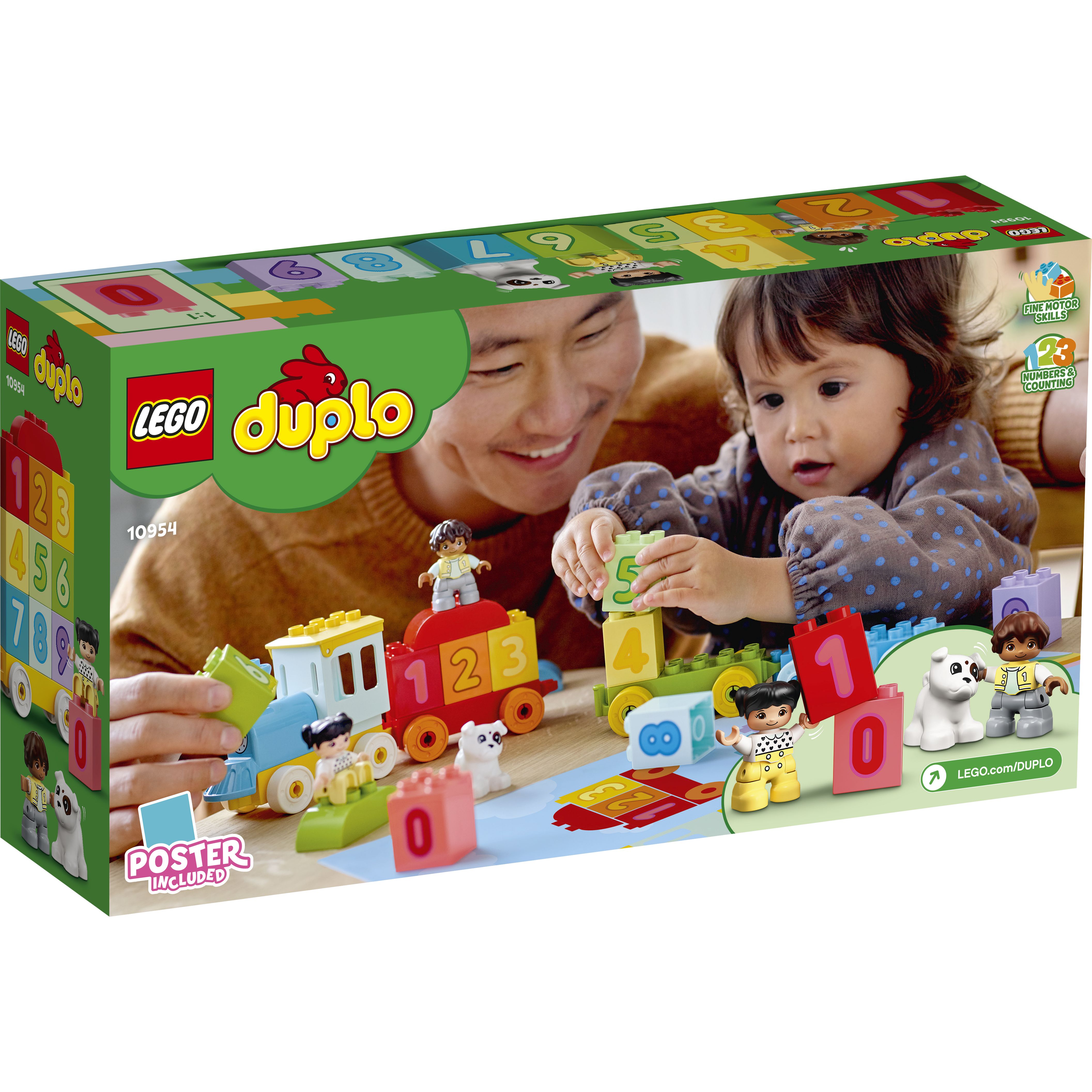 LEGO DUPLO 10954 Tàu lửa học đếm số (23 chi tiết)