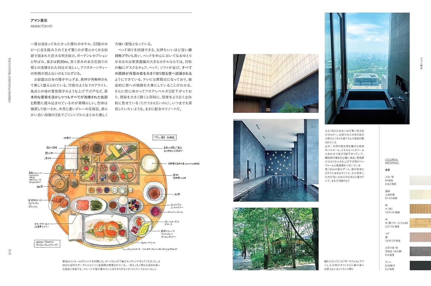 Sách ngoại văn: Tokyo Hotel Sketch: Collection Of Watercolor Sketches (Japanaese Edition)