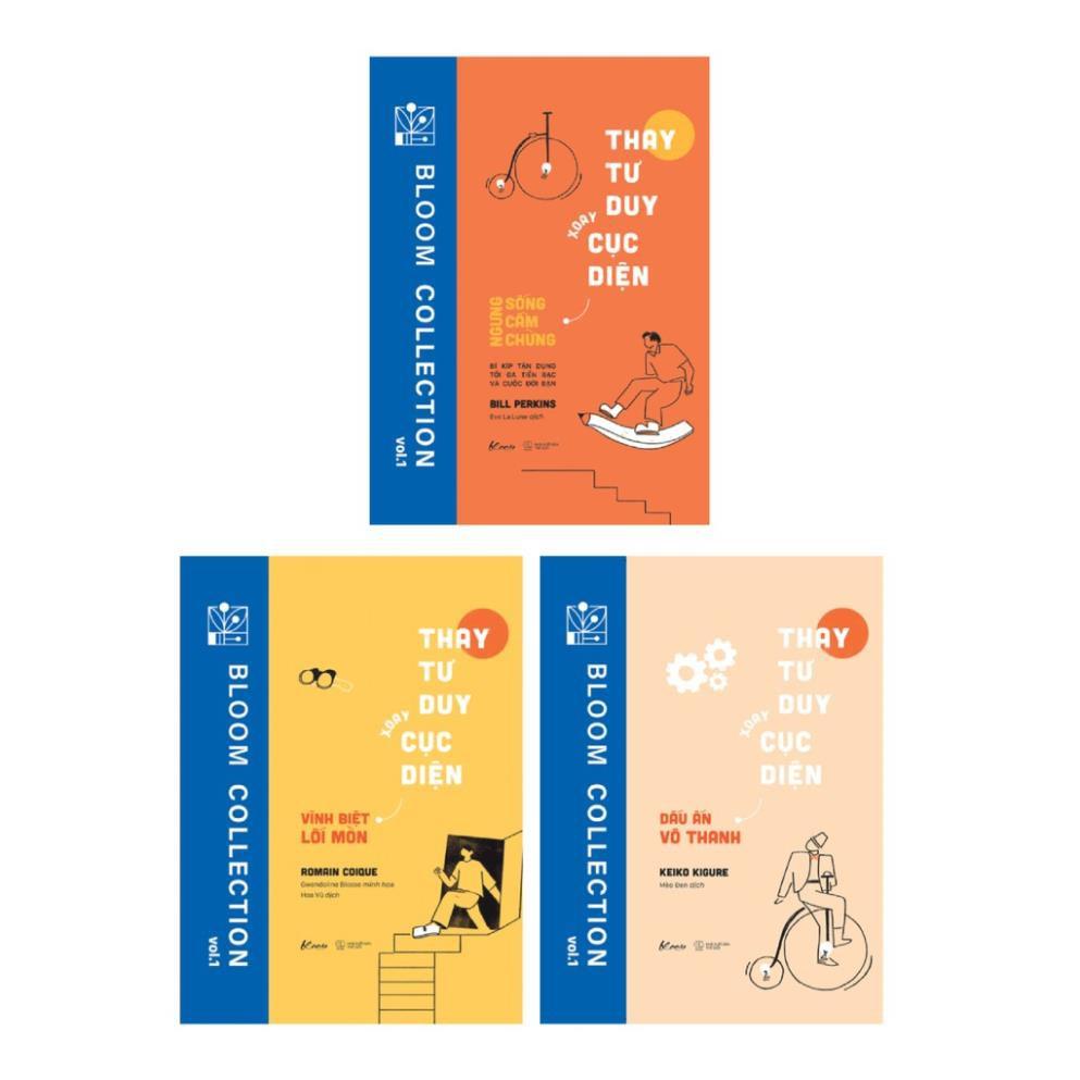 Sách - Combo 3 cuốn Thay Tư Duy Xoay Cục Diện + Ngưng sống cầm chừng+ Vĩnh Biệt Lối Mòn+ Dấu Ấn Vô Thanh