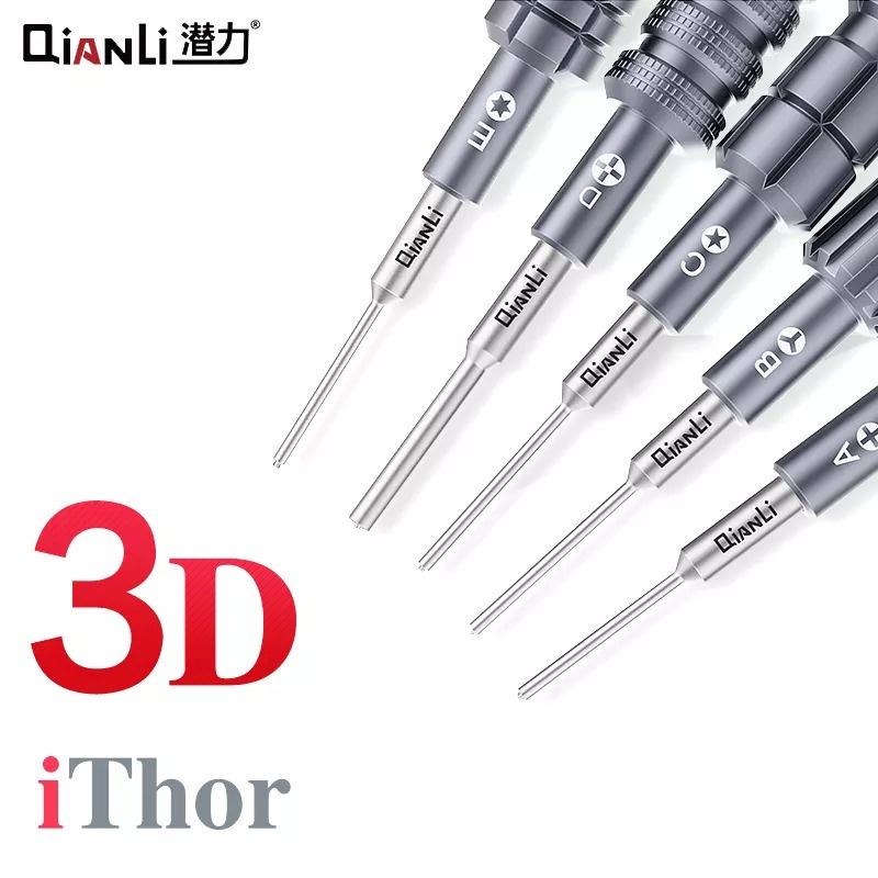 Mũi vít 3D lắp được cho tô vít QIANLI, 2UUL (3, 4, 5 cạnh)