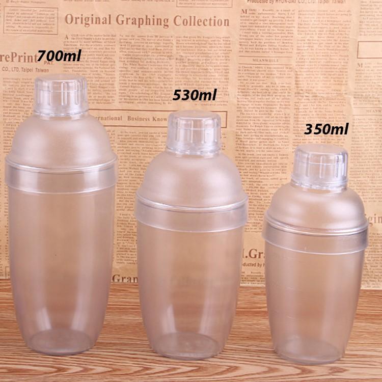 Bình Pha Chế Cocktail Shaker nhựa 530-700ML