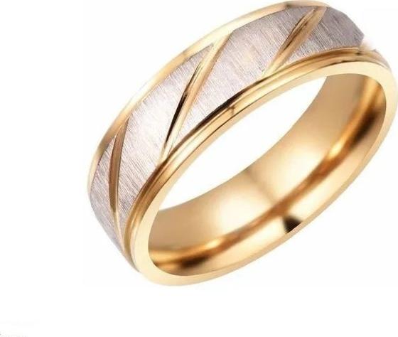 Nhẫn thép thời trang mạ hợp kim vàng tinh xảo